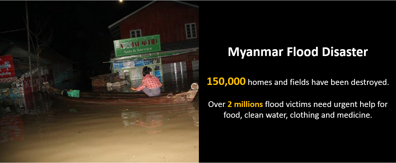 Myanmar Flood Disaster Support