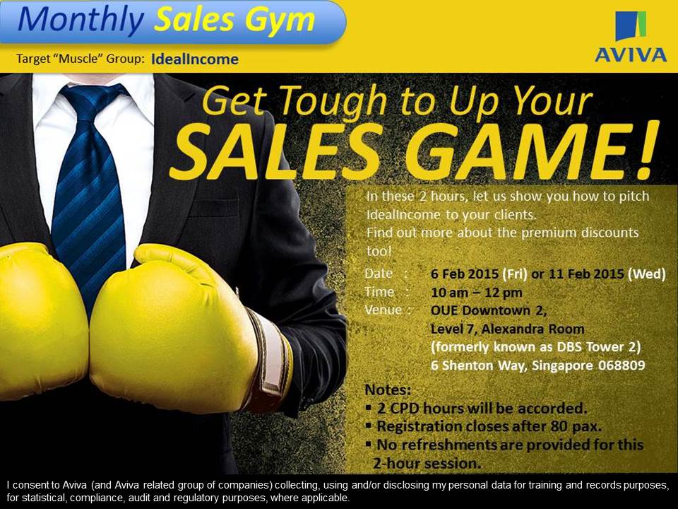 Monthly Sales Gym - Get Tough to Up Your SALES GAME!