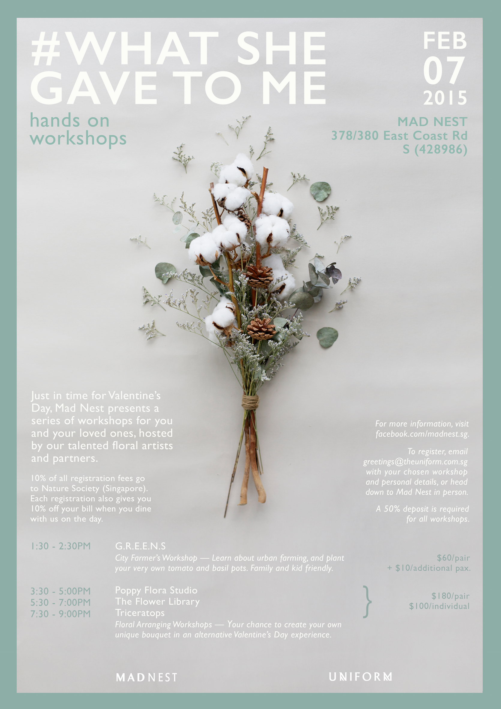 What She Gave To Me — Hands On Workshops