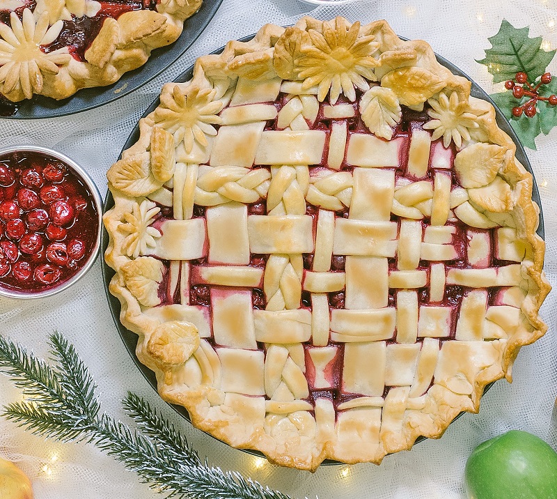 The Bread Table - Christmas Pies and Stollens