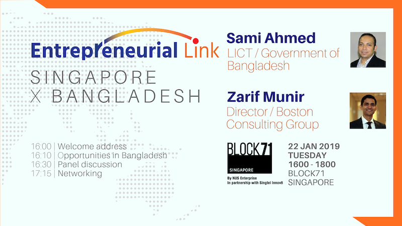BLOCK71 Entrepreneurial Link: Bangladesh x Singapore