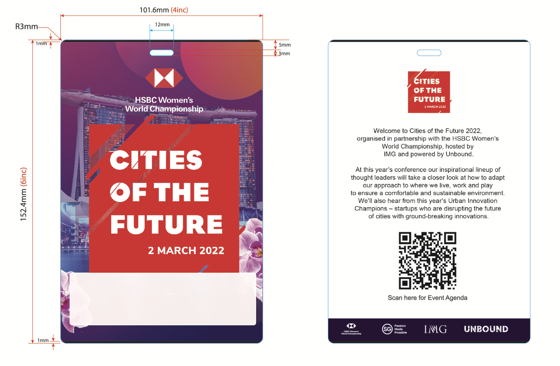 Event Badge Design Example