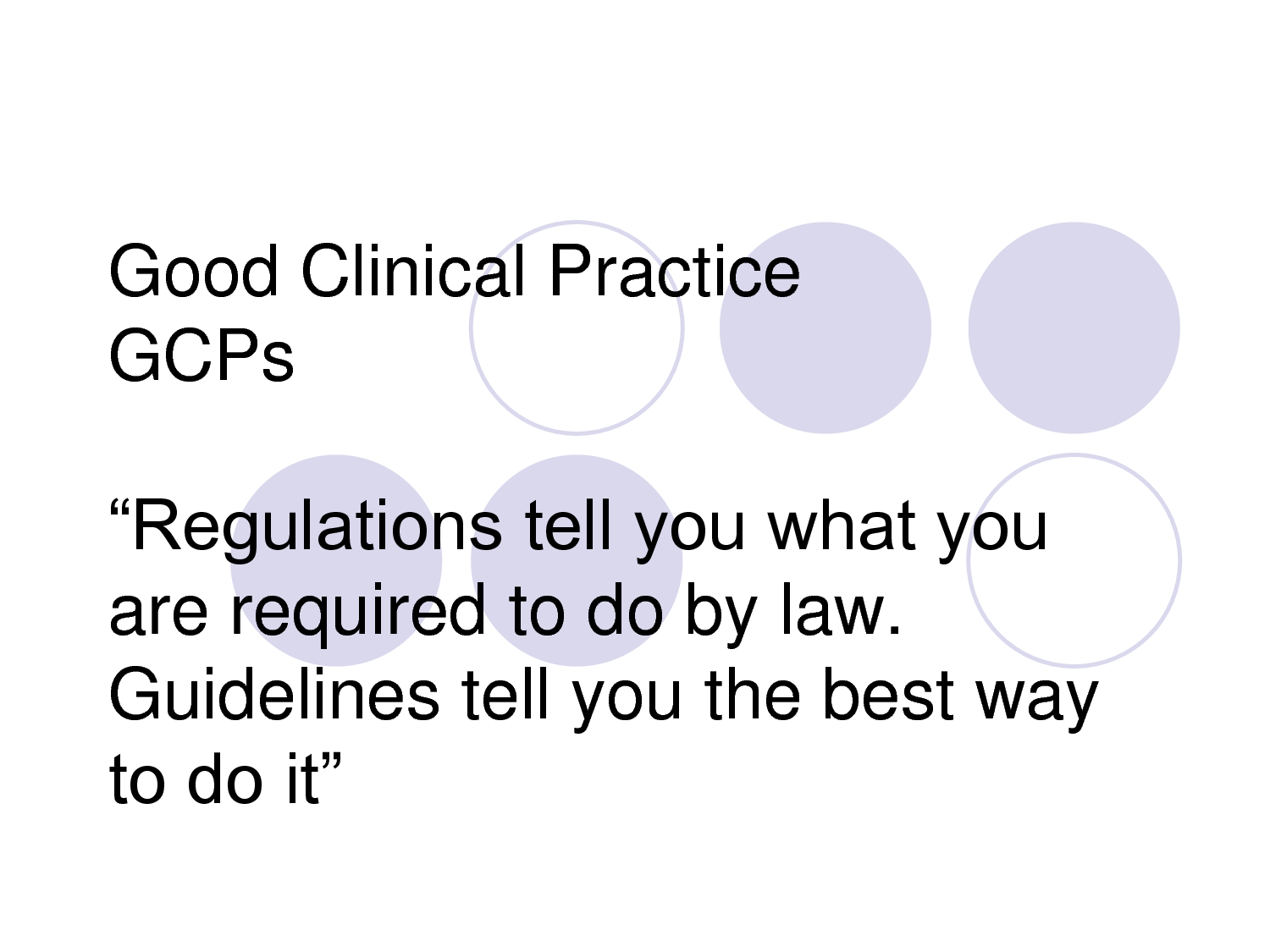 inar On FDA Good Laboratory Practice