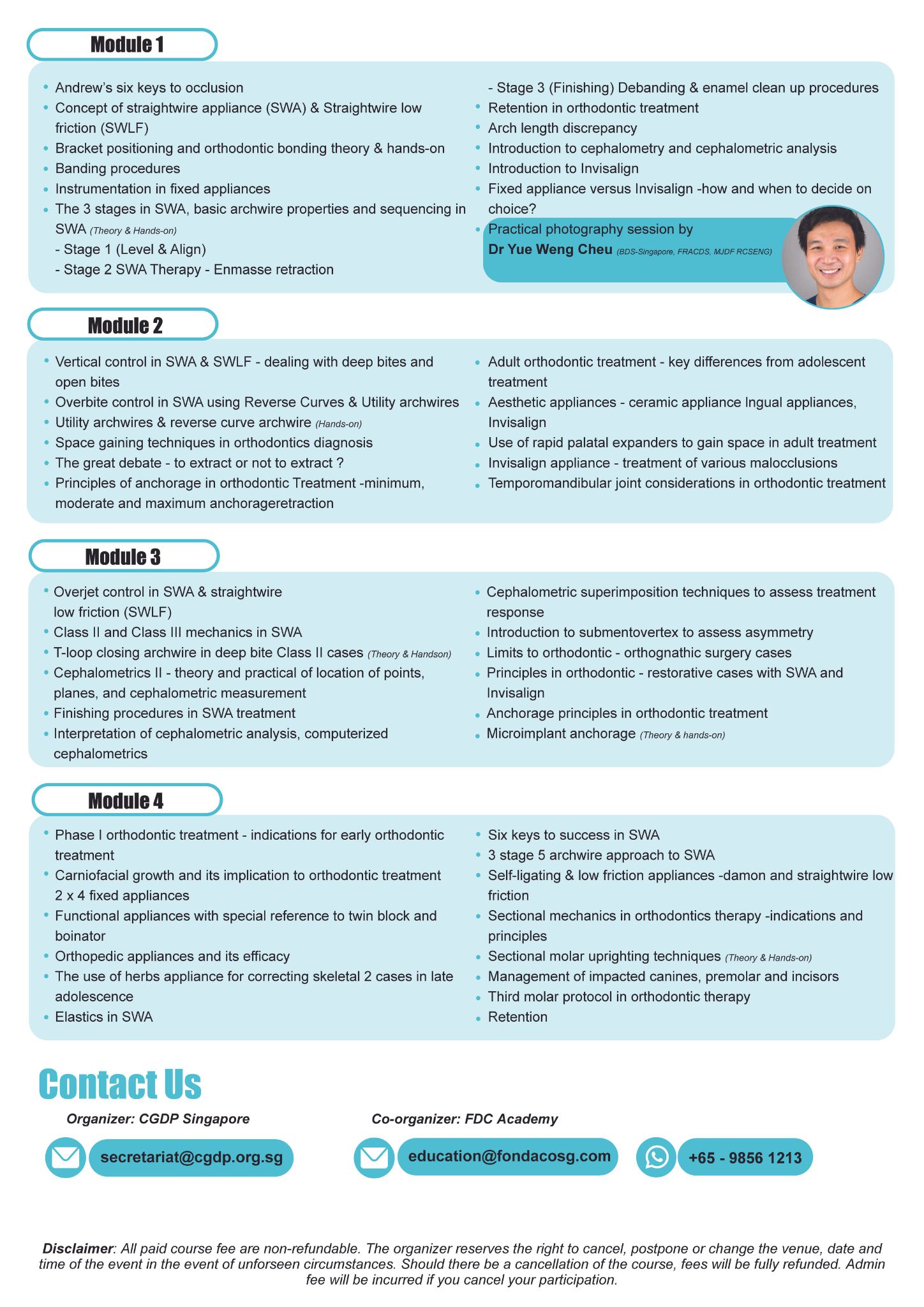 20th Basic Orthodontic Course